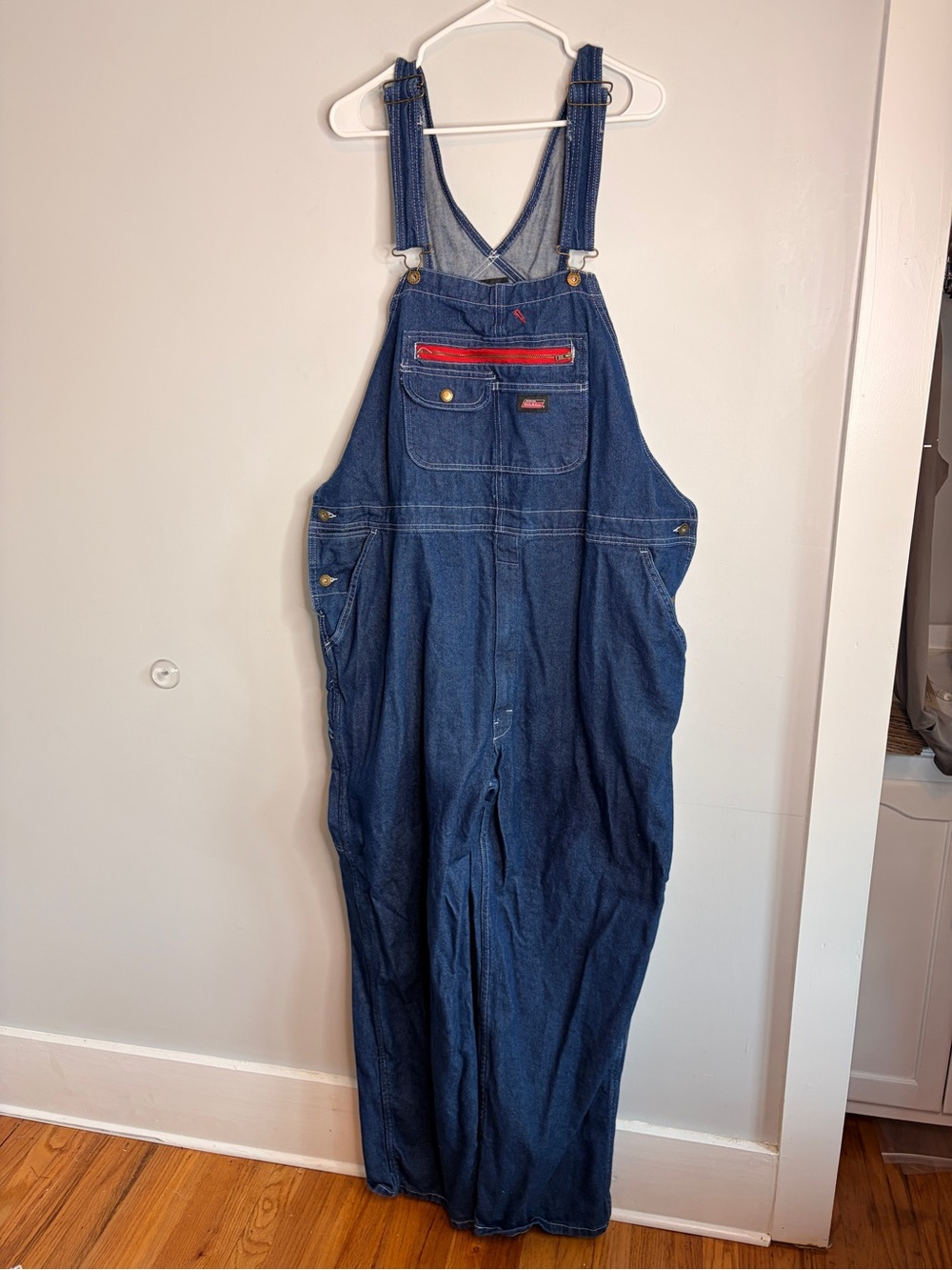 Dickie’s Overalls Men's Dark Blue Denim Overalls  Fit 2XL